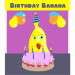 Birthday banana