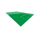 Soccer field vector image