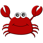 Cartoon Crab