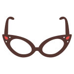 Cat eyeglasses