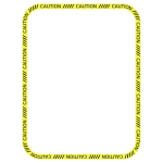 Caution border