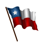 Chilean flag vector image