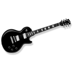 Electric guitar vector illustration