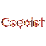 Chromatic Pattern Text COEXIST 11