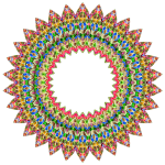 Chromatic Iridescent Mandala 2