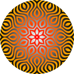 Circular African ornament