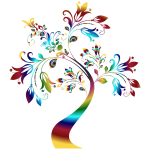 Colorful Floral Tree 3