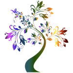 Colorful Floral Tree