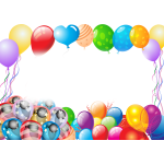 Colorful party balloons