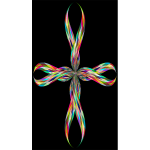 Colorful Stylized Cross