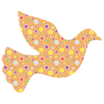 Cute Floral Peace Dove