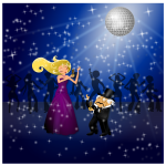 Dancing Couple vector graphics