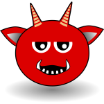 Little Red Devil cartoon vector image