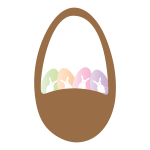 Easter Basket with Eggs