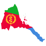 Eritrea Flag Map