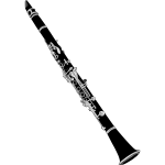 Clarinet vector graphics