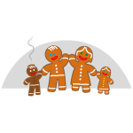 Family life of the gingerbread man