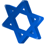 Blue star of David