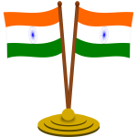 Indian flags vector