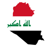 Iraq Map Flag