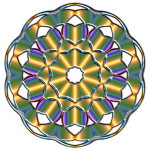 Iridescent Mandala