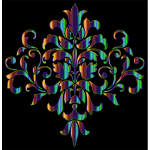 Iridescent Damask Design