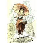 Lady in the rain