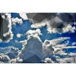 Low Poly Blue Sky 5