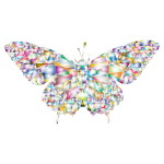 Low Poly Butterfly Prismatic 2