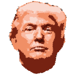 Low Poly Trump Head