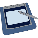 Tablet vector graphics