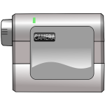 Camcorder vector clip art