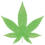 Marijuana Leaf Lines