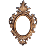 Ornate Frame Circular Shape