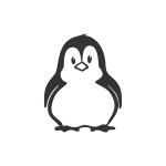 Cartoon penguin vector