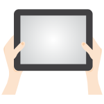 Person Holding Tablet