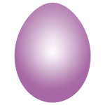 Plum Easter Egg