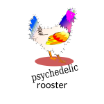 Psychedelyc rooster