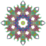 Psychedelic Geometric Star 2