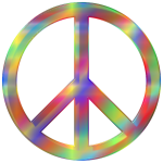 Psychedelic Peace Sign