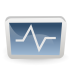 Heart monitor icon vector illustration