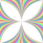 Prismatic Circles Maltese Cross