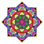 Prismatic Geometric Star