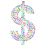 Prismatic Dollar Sign Fractal