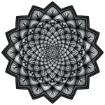 Prismatic Floral Mandala III 7