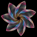 Prismatic Flower Line Art 3