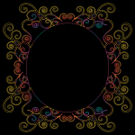 Prismatic Flourish Frame 9