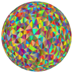 Prismatic Low Poly Sphere 3