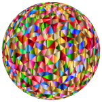 Prismatic Low Poly Sphere 6