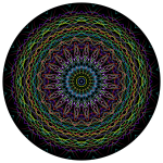 Prismatic Line Art Mandala 2